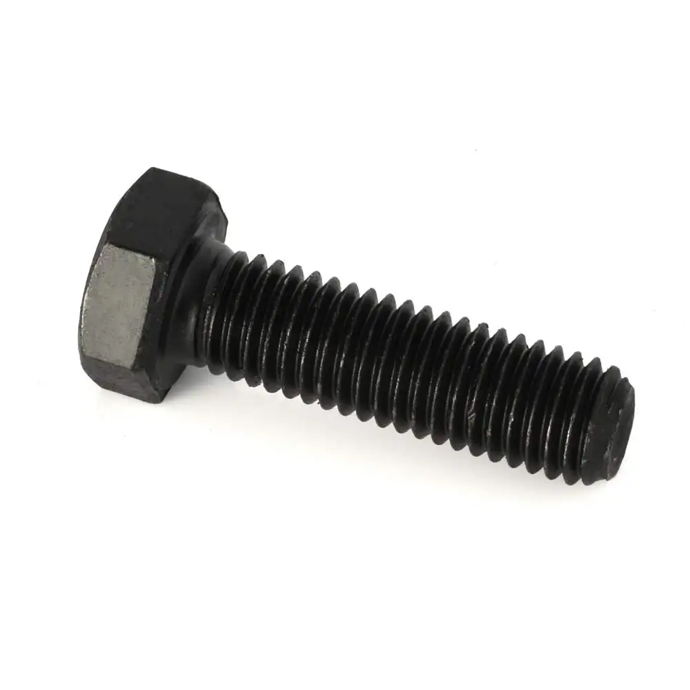 DIN933 M10-1.5 x 30mm Hex Bolts 12.9 Grade Alloy Steel Black Oxide Finish Full Thread Coarse Thread UNC