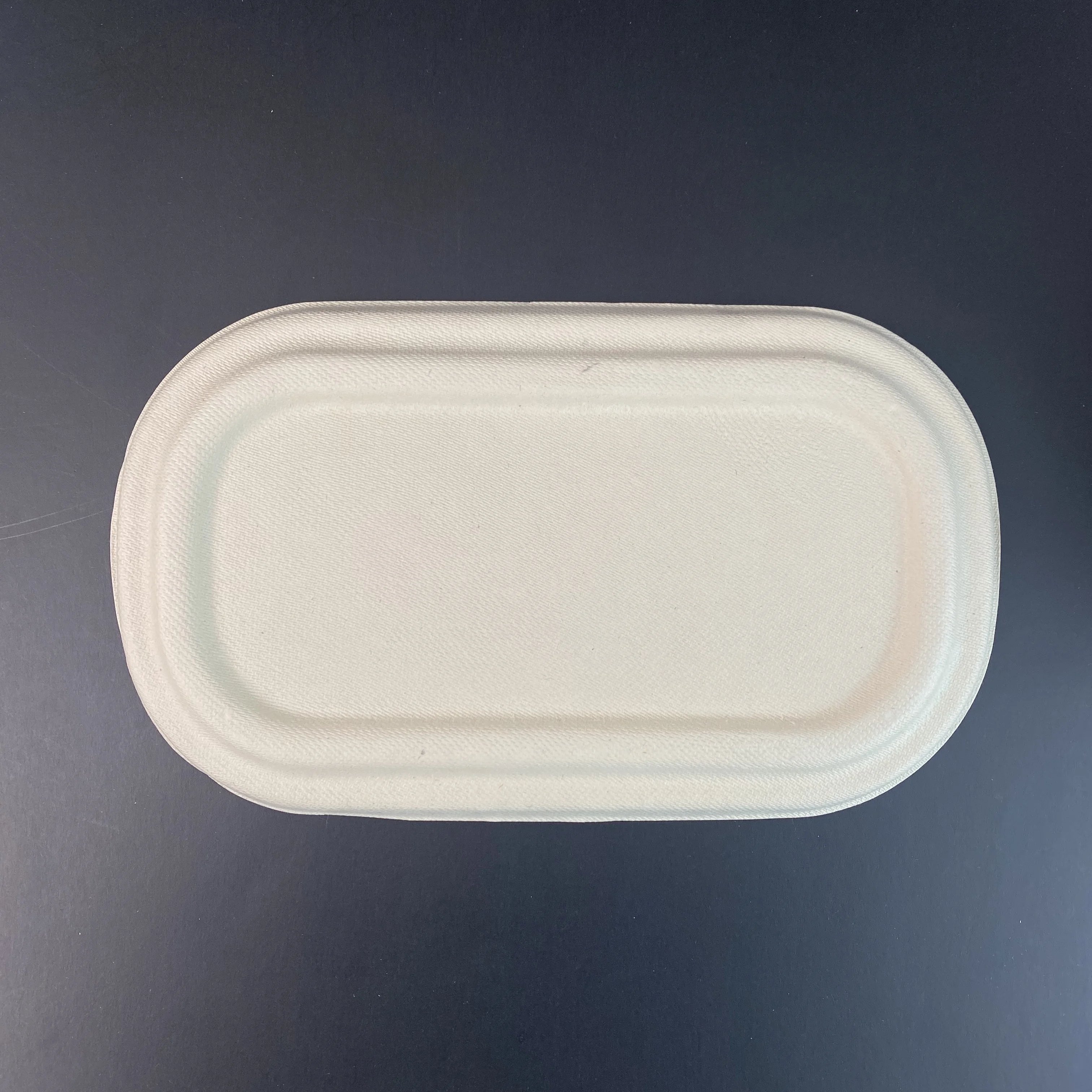 customizable 2 compartment salad Bowl  with lid Disposable and compostable dinnerware sets Biodegradable food packaging bagasse