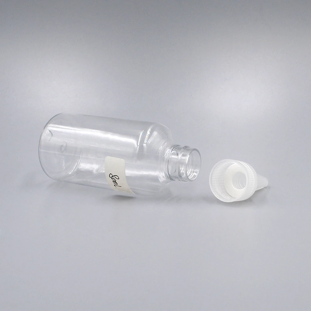 100ml 120ml 200ml empty plastic pet bottle manufacturers for ink pigment and hair oil customize bottles package