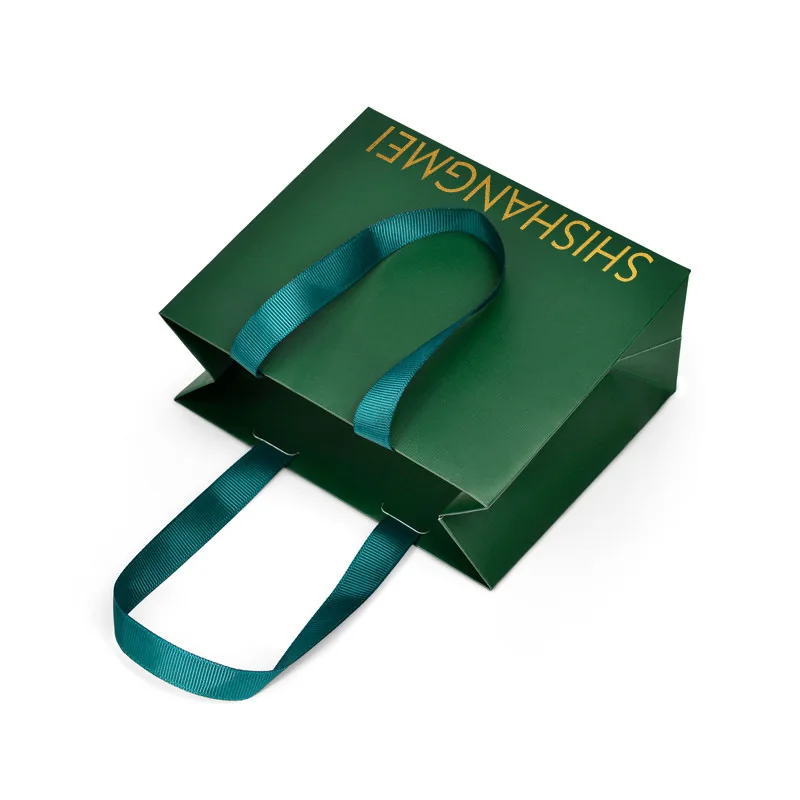 glossy finish adds a touch of elegance to any presentation packaging small with handles custom paper bags with logo
