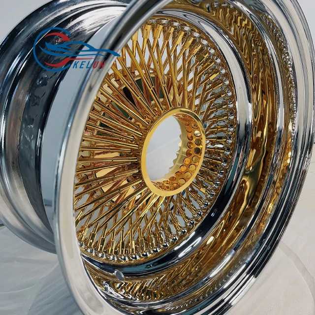 13X7 14X7 CENTER GOLD 100 STRAIGHT SPOKE