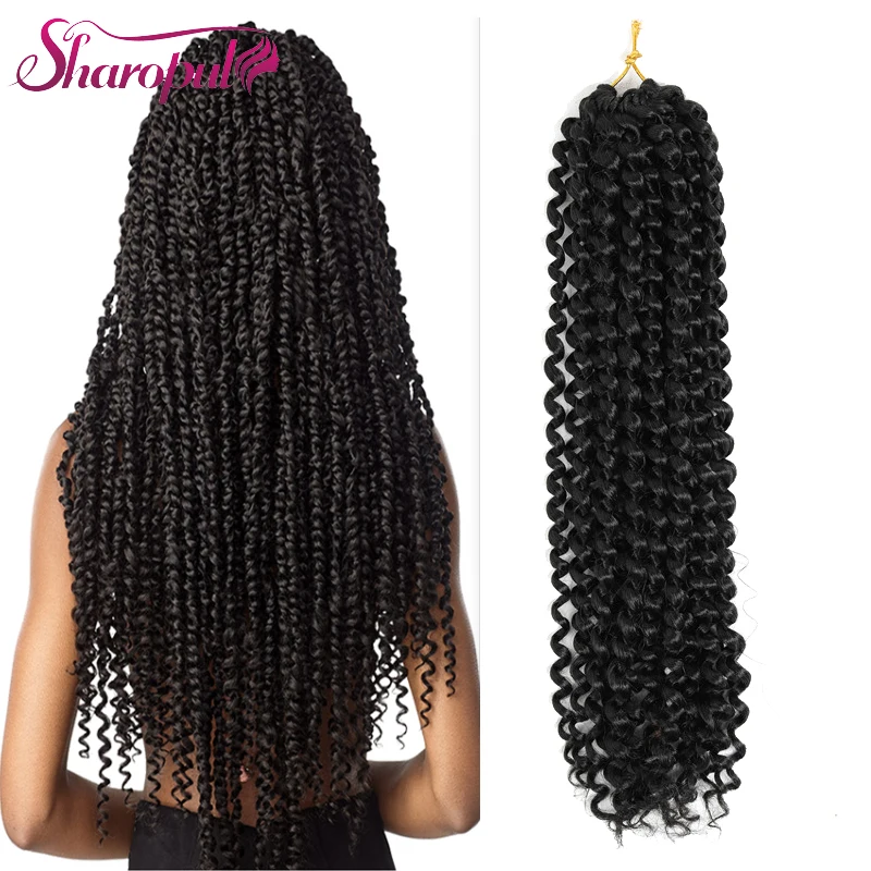 Braiding Hair Extensions Water Wave Braids Blonde Bundles Freetress Afro Synthetic Kinky Twist Crochet Hair Bulk