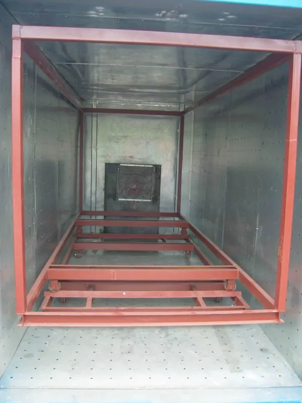 Diesel, natual gas and electric Heater Powder Coating Curing Furnace with RIELLO Burner