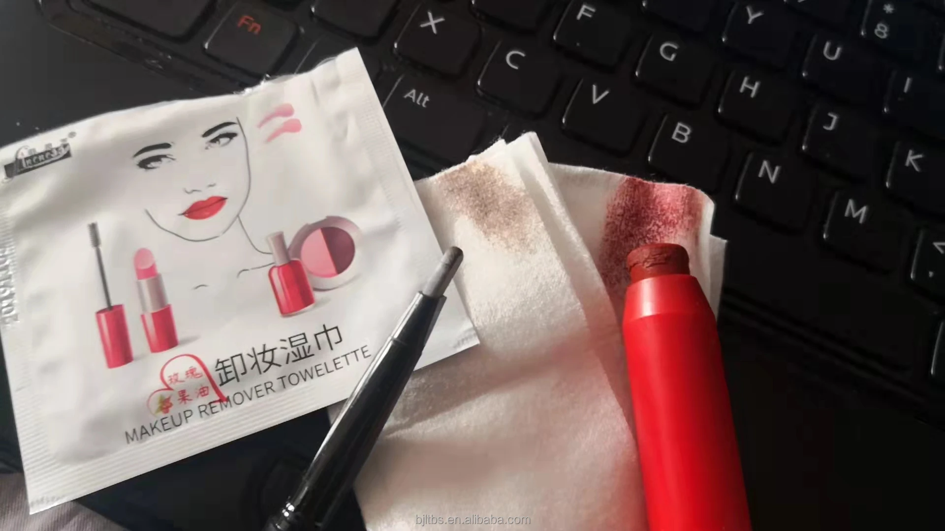 Формула слабой кислотности, неароматизированные органические нетканые салфетки для снятия макияжа лица, очищающие салфетки для чувствительной кожи