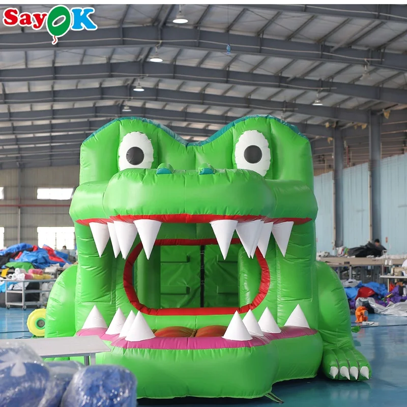 Large Water Slide Swimming Pool Commercial Inflatable Water Slide Jumper Bouncy Inflatable Water Slide with Swimming Pool