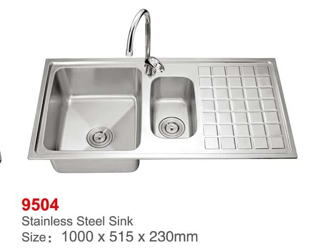 Professional design modern stainless steel kitchen sink wash basin
