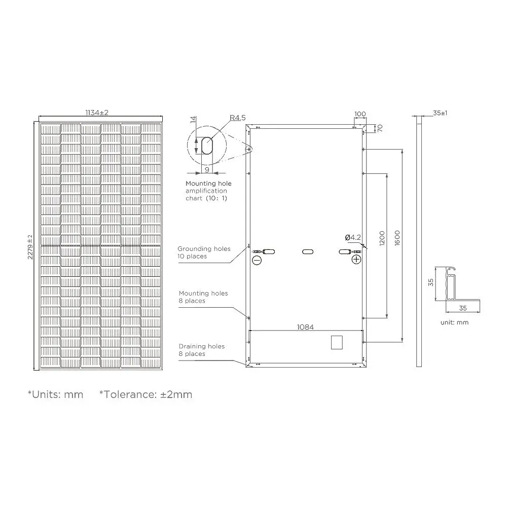 Price Monocristaline Solarpanel 700w 500 Watt 540 Watts 550w 560w Solar Plate