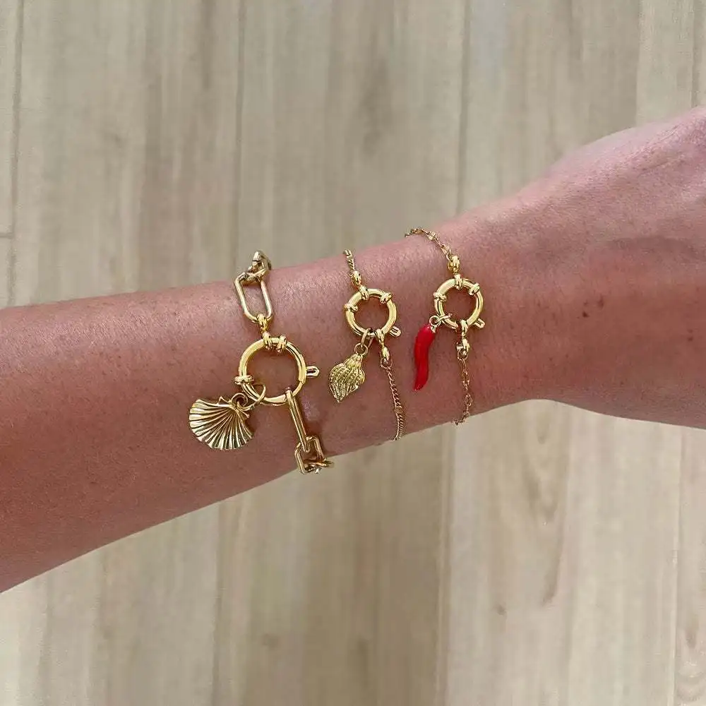 Trendy Basic Detachable Sailor Clasp Bracelet DIY