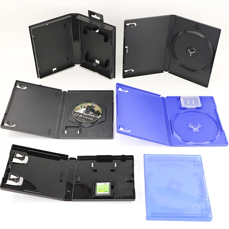 Clear Slim Plastic Universal Replacement Card Packaging Gta 5 Cd Box Gb Game Case Cover For Xbox One 360 Ps5 Ps4 Nintendo Switch