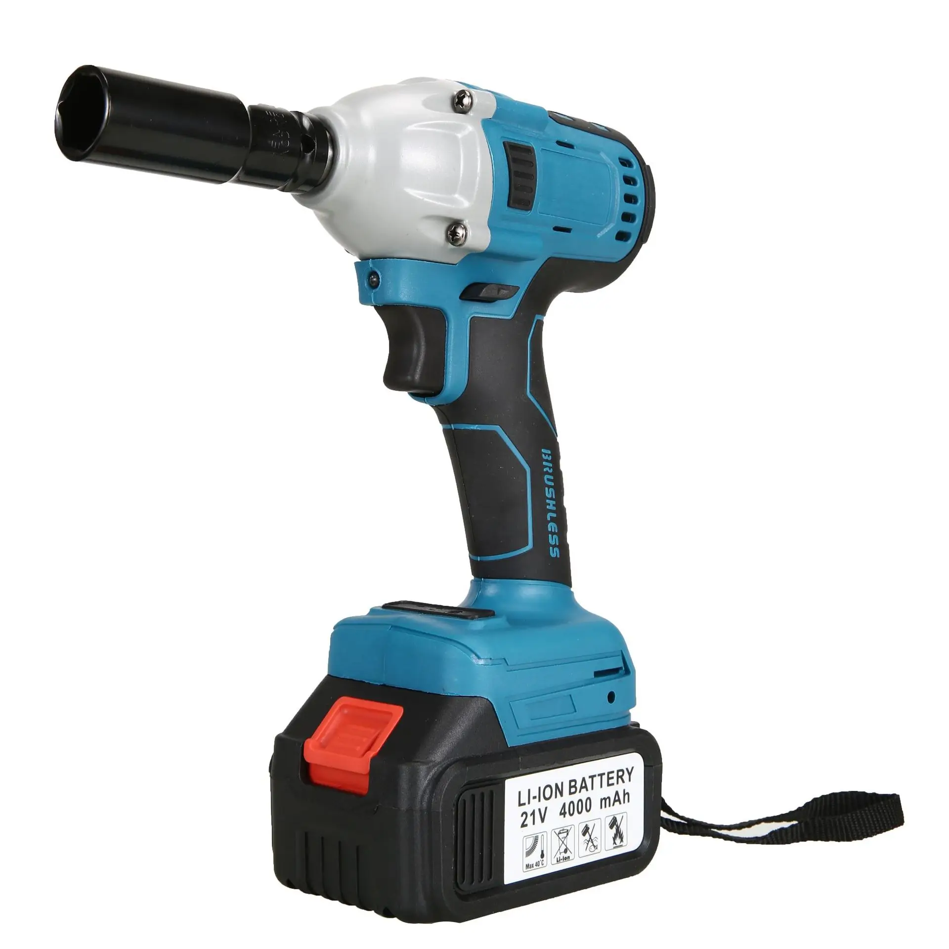 Electric wrench charging lithium electric wrench charging brushless electric impact wrench electric screw