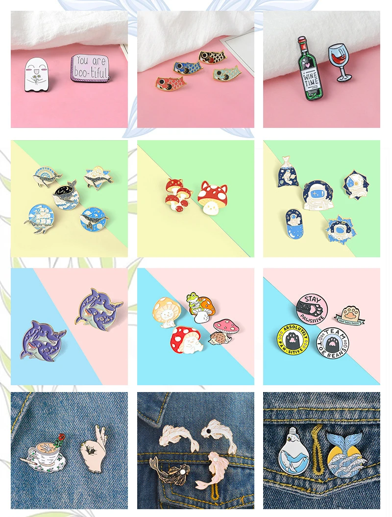 New Trend Factory custom high quality Hot Sale unicorn enamel pin badge Metal soft enamel hard enamel custom Lapel Pins