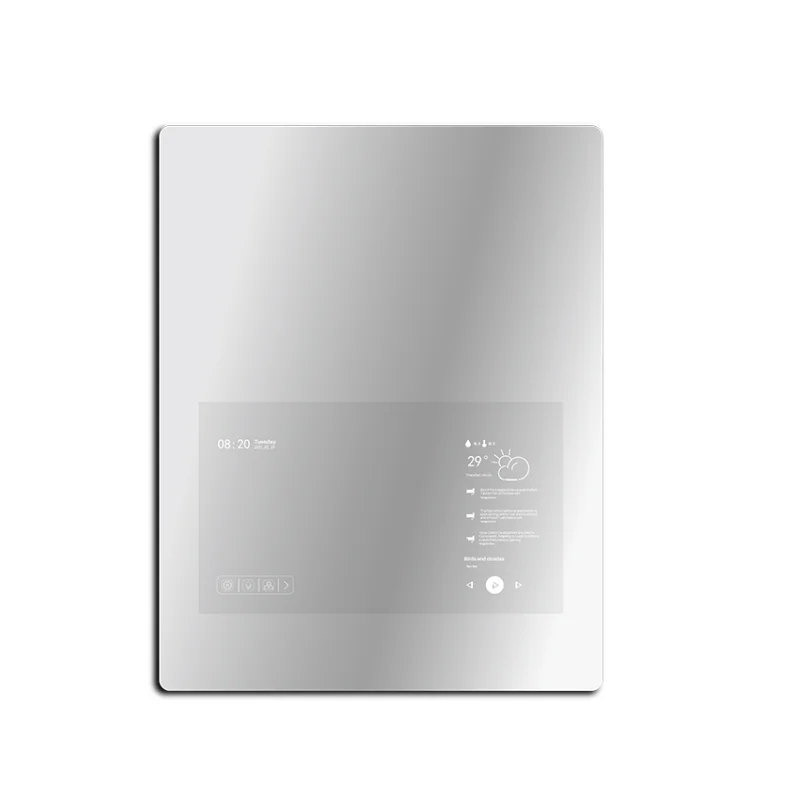 LED Intelligent Touch Screen Bluetooth Speaker Wifi Android OS Vanity Mirror With Lights Trending Magic Mirror