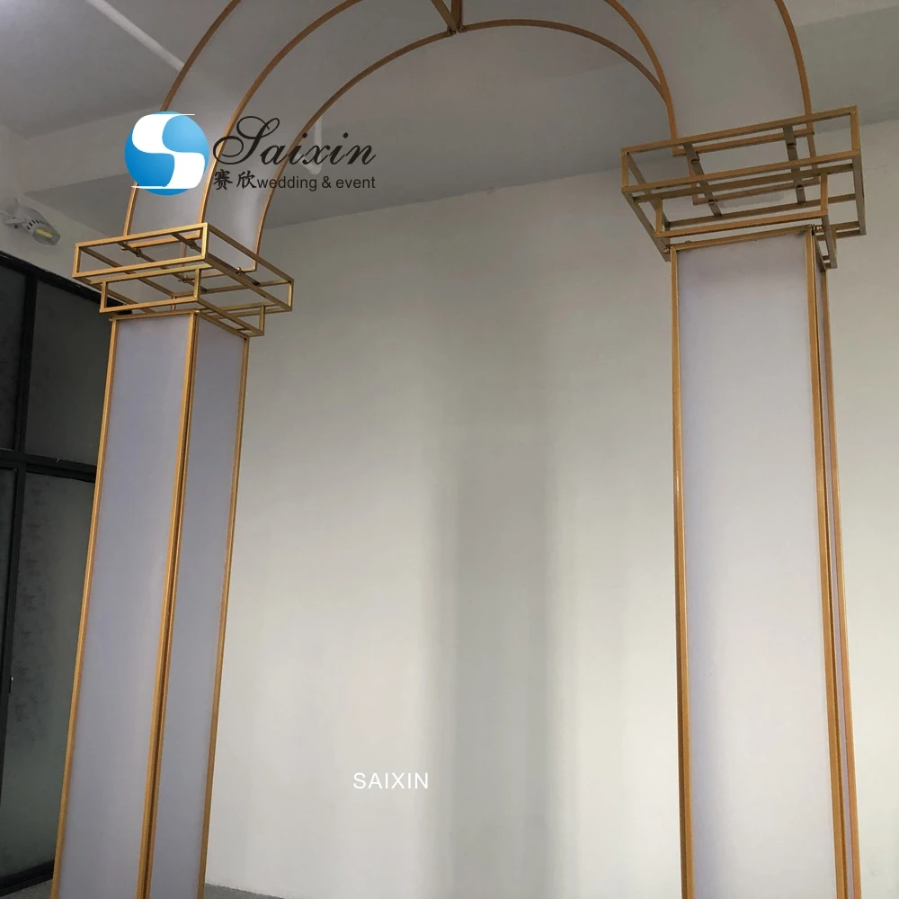 ZT-B009 large wedding stage backdrop design arch designs