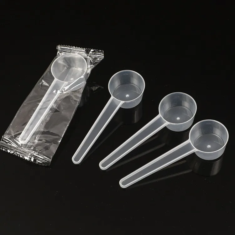 5g 10g 20g 20ml 30ml 40ml 25ml 35ml Plastic Measuring powder Spoons Long Handle Scoop for Measuring Coffee Grains Spice