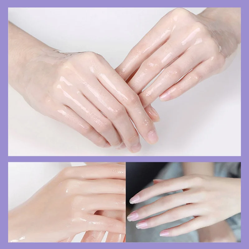 Beauty SPA Lavender Hand Mask Natural Soften Collagen Firming Repairing Dryness Crack Dead Skin Removal Smooth Daily Hands Care