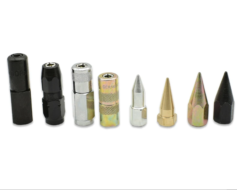 Hot Sale Manufacturer Grease Gun Accessories Grease Tip Grease Gun Nozzle Fitting Copper 2pcs