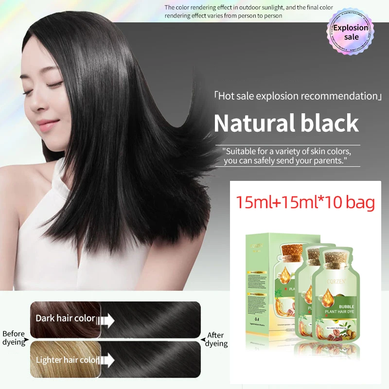 Factory spot  plant hair dye to cover white hair.