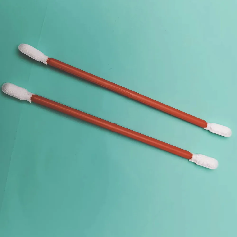 Polyester Swab Double Ended Micro Cleanroom Cotton Bud Polyester Swab For Car Cleaning