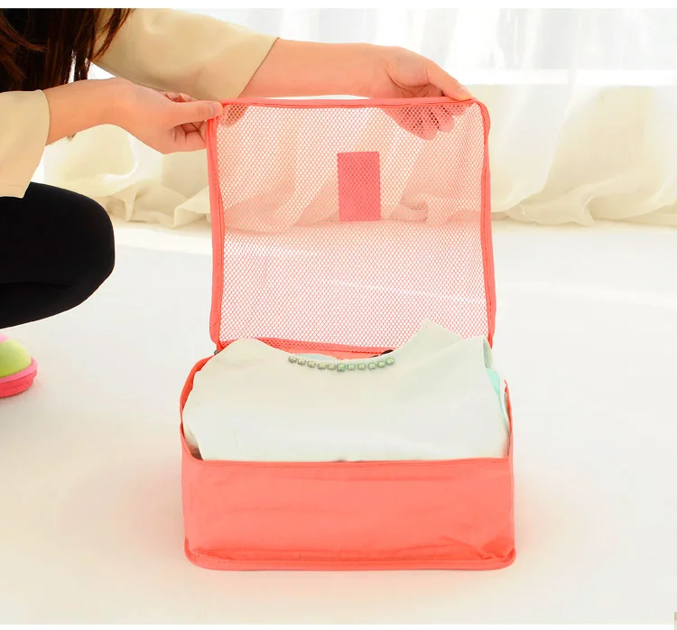 Travel Storage bag six-piece set of large suitcase multifunctional storage Oxford cloth waterproof material clothing Travel set