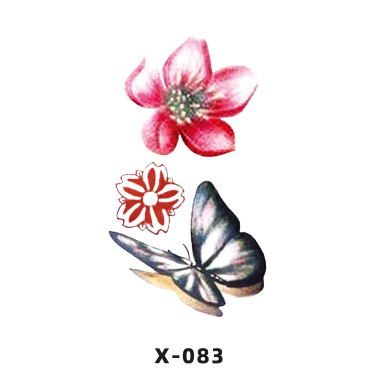 Natural Temporary Tattoos Wholesale Printing Hand Body Painted Semi Permanent Fashion Tattoo Stickers