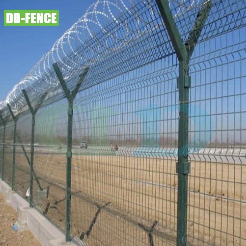 Security Fence/Pvc Coated Airport Fencing /Security Barricade Fencing from China Factory