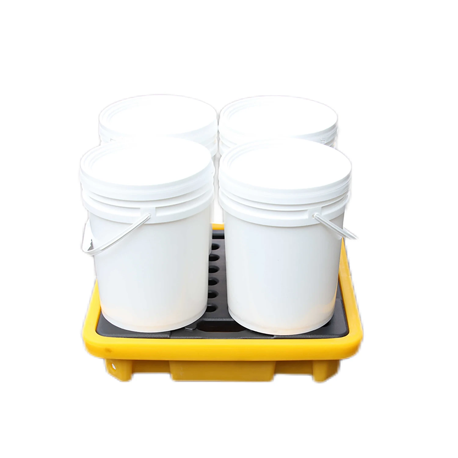 IBC Forklift HDPE Racking Load Plastic Oil Barrel Spill Containment Pallets for Chemical Storage