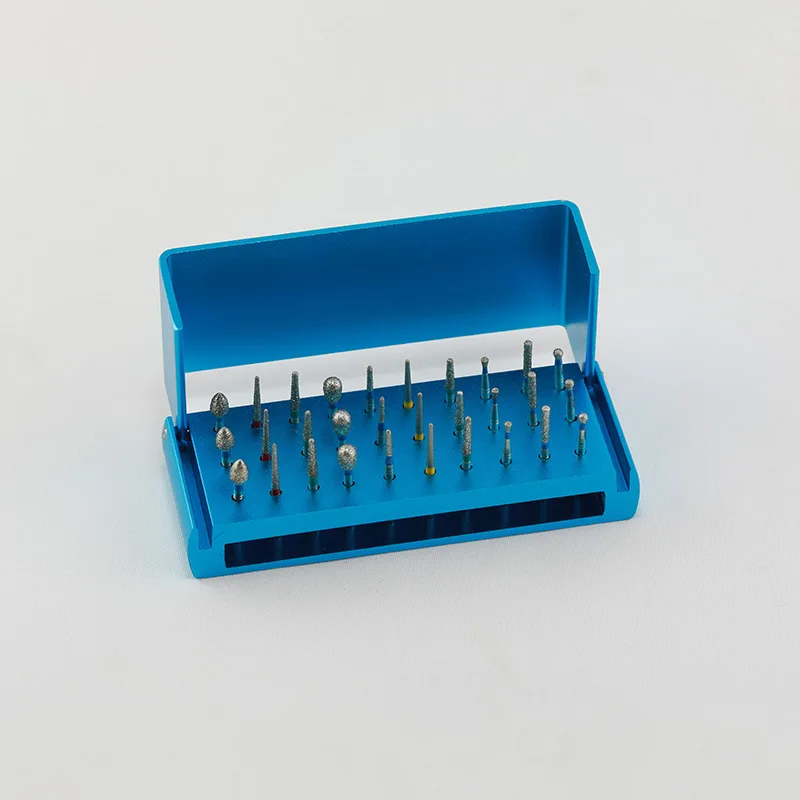Dental High Speed Diamond Bur Set Polishing Drill Bit Burs Drill Files