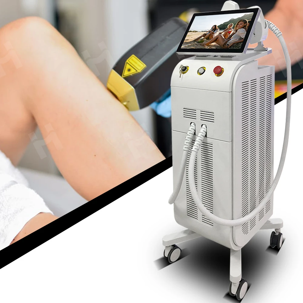 2024 Huamei Trending Products with 3 Wavelengths 755 808 1064nm all Skin Type Two Water Filter for Diode Laser Machine