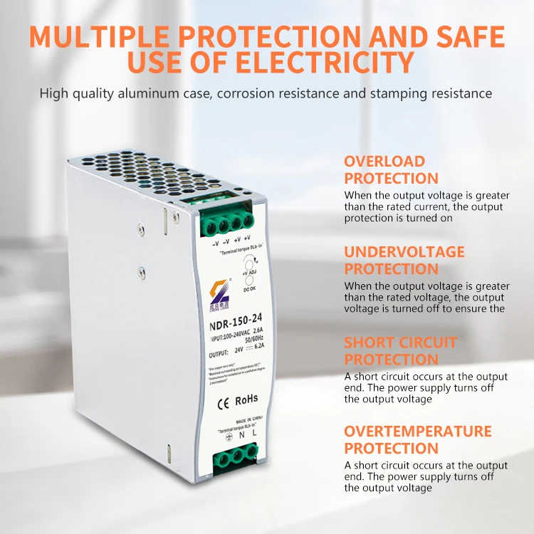 Brand New Product Step Up Power Switch Smps Low Voltage 12V Led Transformer 12V 24V 230V Ac 5A 50W 150W 1000W