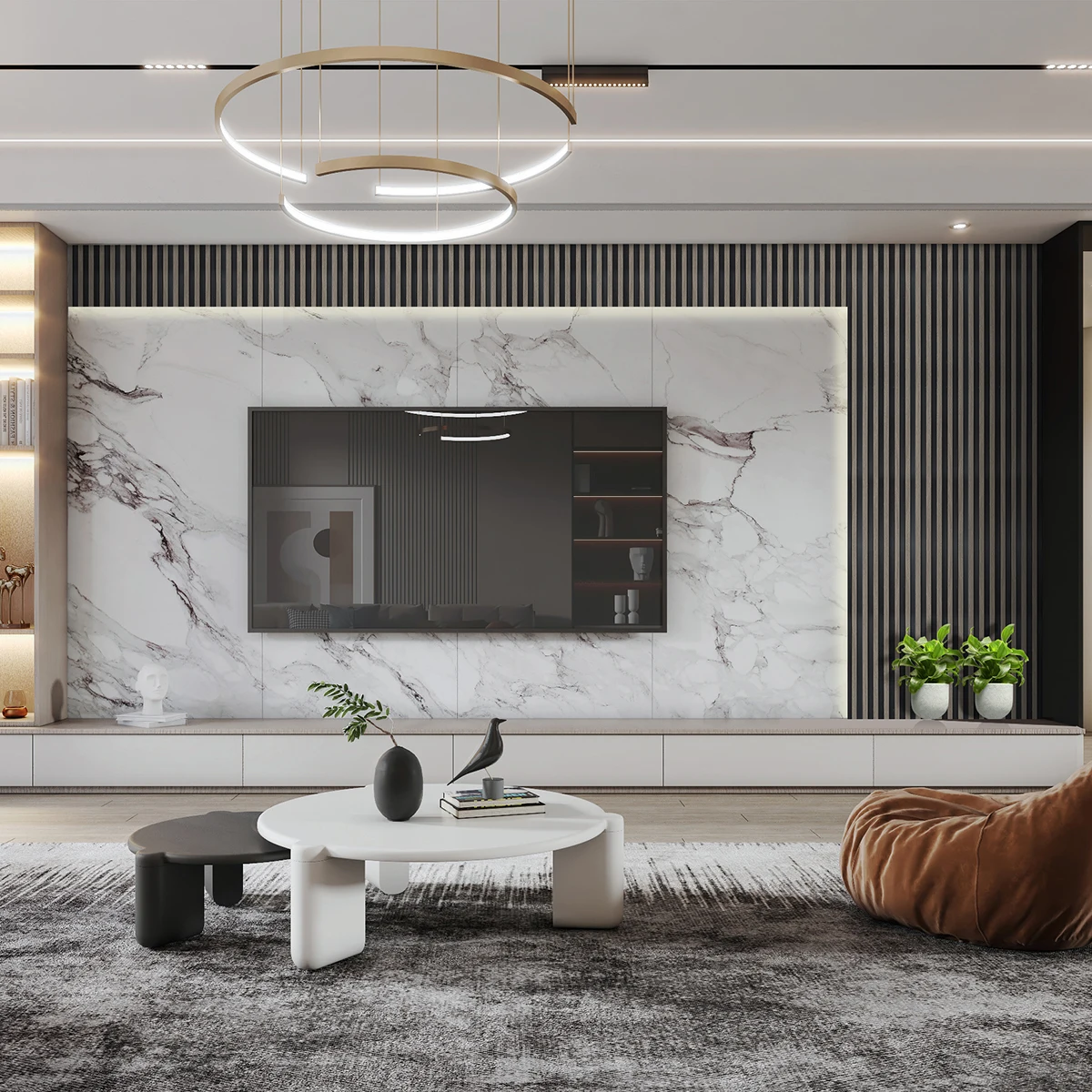 High quality waterproof decorative interior wall PS fluted grooved wall panel polystyrene wall panel for sale