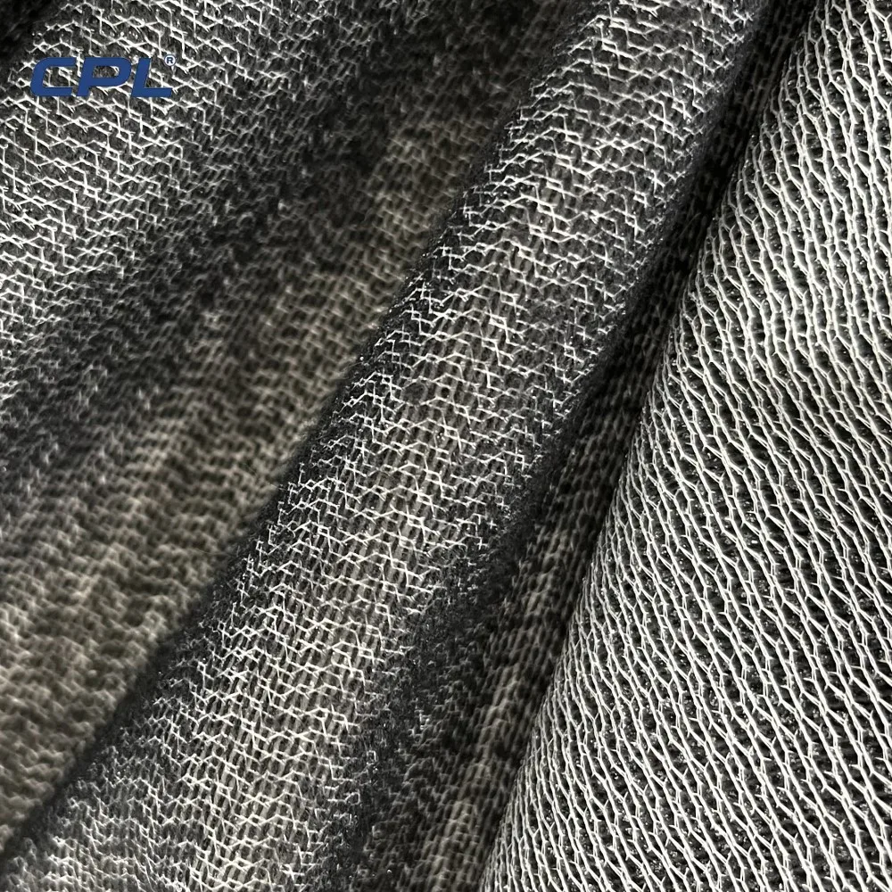 New trend warp knitted fusing interlining weft insert for men suit, jacket| Entretela