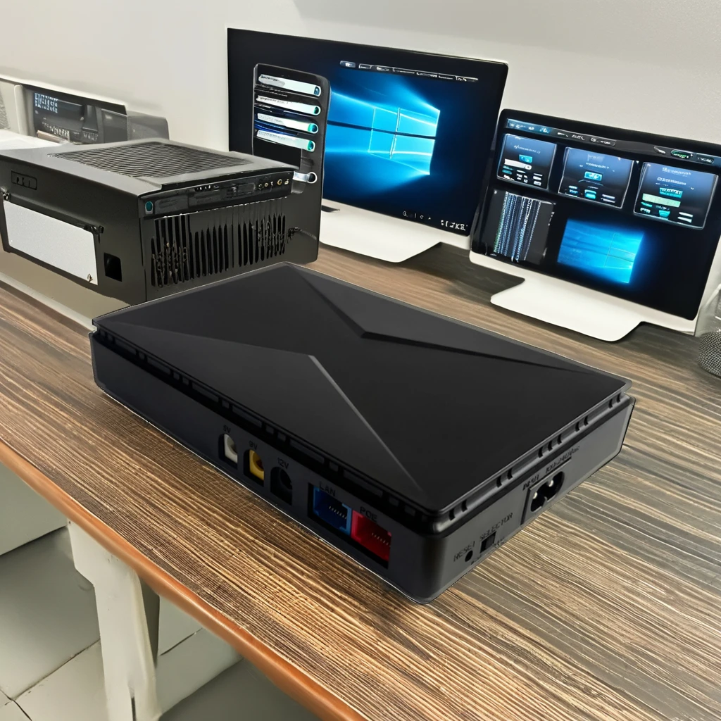 Мини-USB-порт ИБП ЖК-дисплей однофазный 5 В 9 12 постоянного тока источник питания литиевая батарея в режиме ожидания бытовой техники WIFI роутер 60 Гц