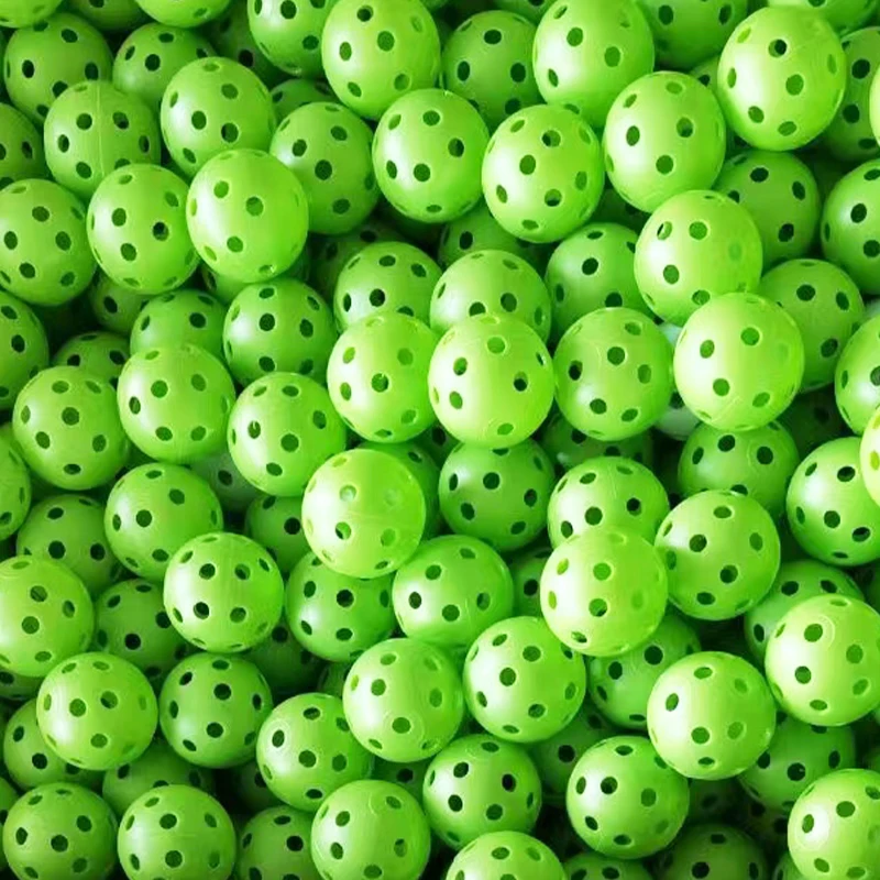 Wholesale 42MM Airflow Colored Plastic Golf Practice Ball Bulk Perforated Hollow Plastic Training Balls Multicolor