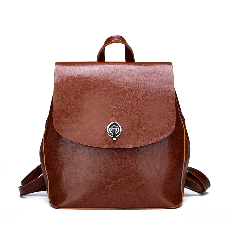 large capacity new fashion trend woman backpack with PU leather stylish ladies backpack young teenagers backpack