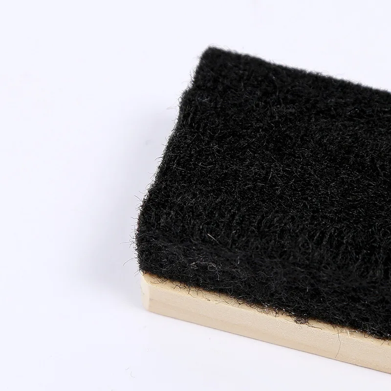 New Simple Small Wooden Blackboard Eraser Felt Whiteboard Eraser