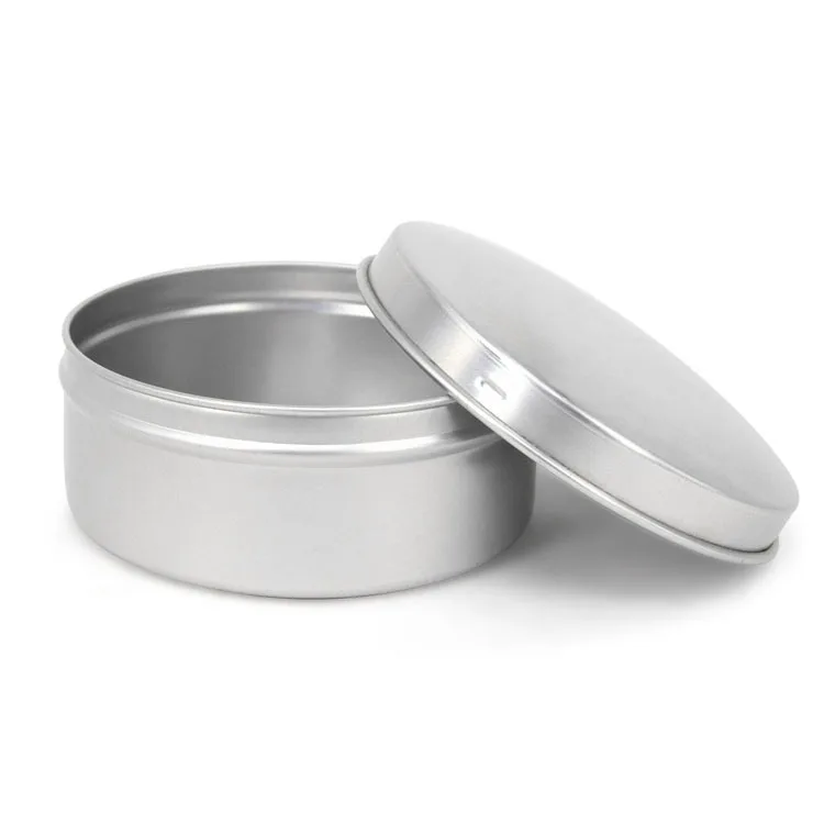 Empty Lip Balm Aluminum Metal Jar Round Aluminum Tin Boxes for Hand Soap