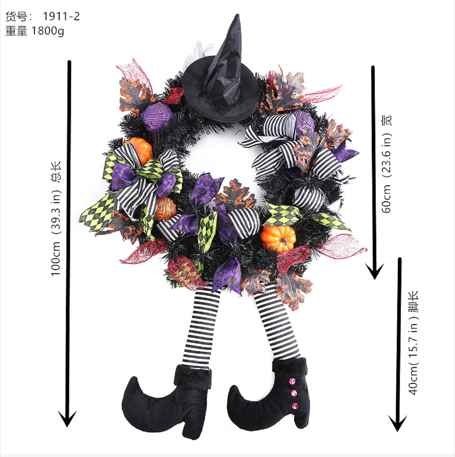 2021 Wholesale Halloween Garland Decoration High Quality Christmas And Halloween Garland Door Decoration