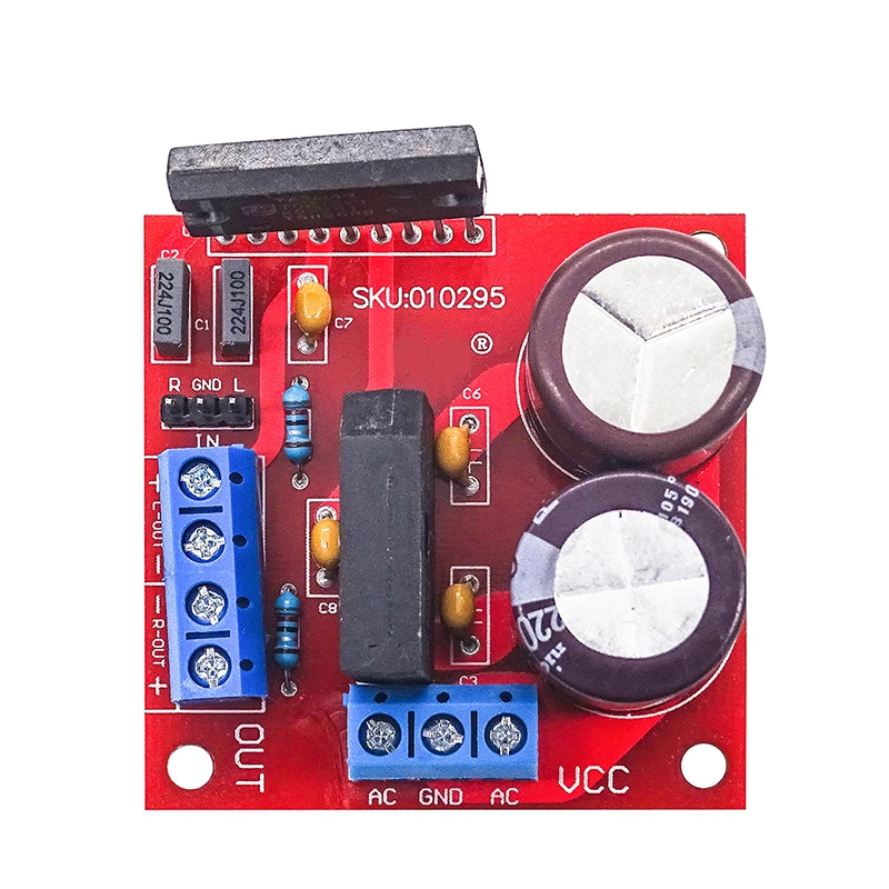 Плата аудио усилителя мощности TDA1521, модуль 2,0 двухканальный 2*15 Вт с схемой выпрямителя фильтра, модификация аудио динамика «сделай сам»