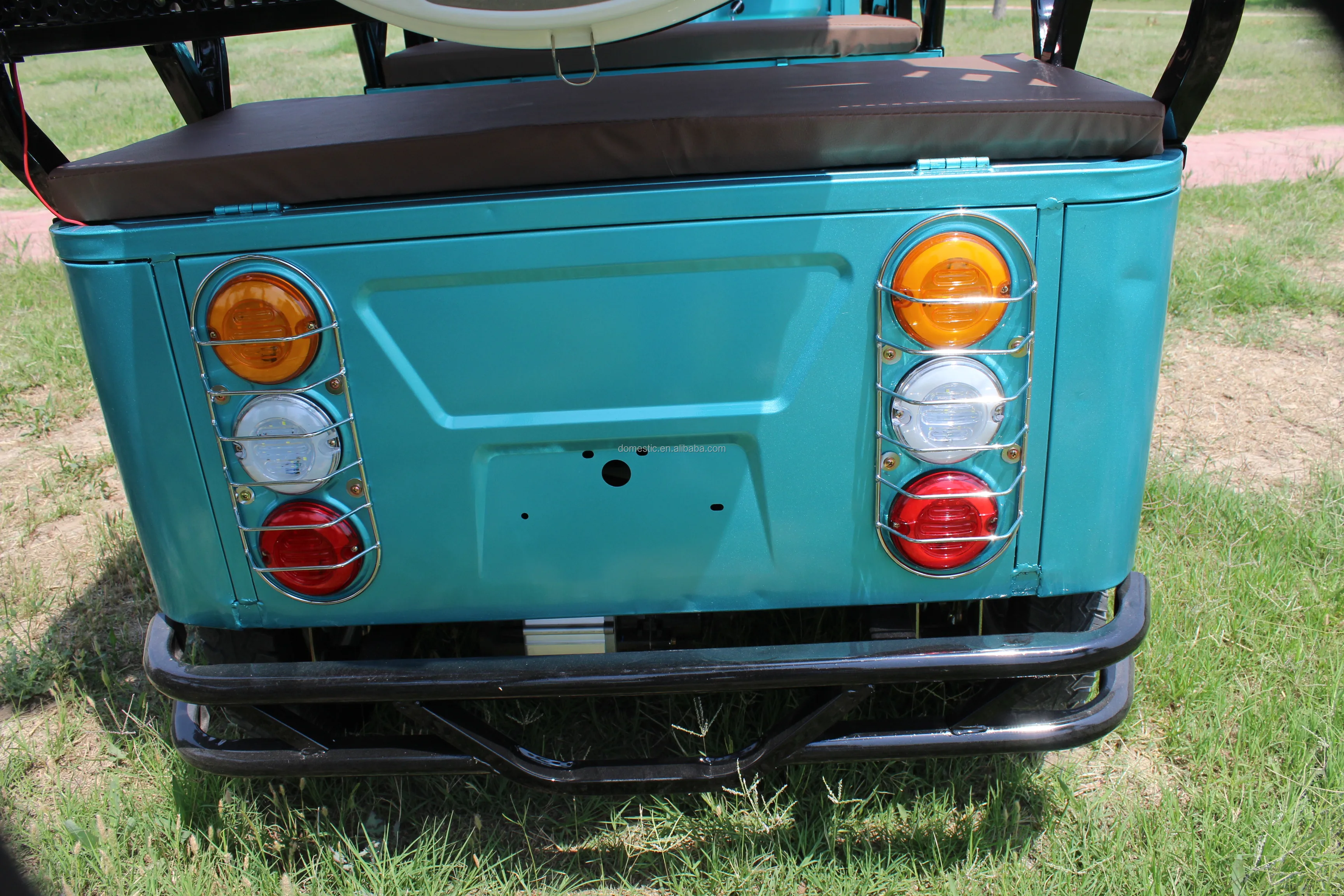 Six-passenger open-type Electric tricycle with canopy Passenger tuk-tuk tricycle scenic spot sightseeing electric car