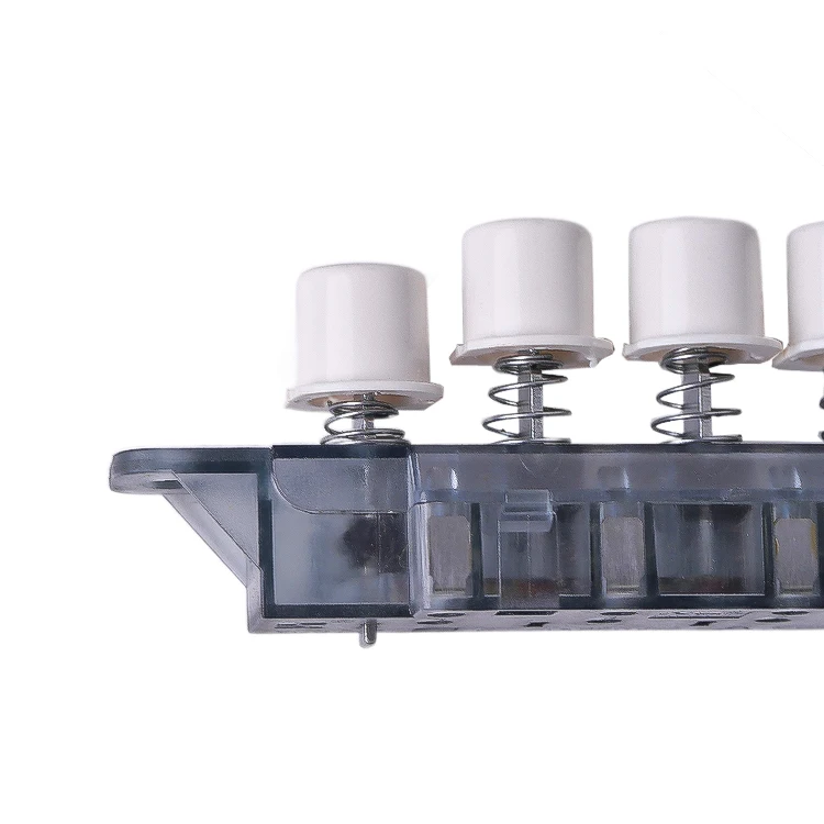 Range Hood Switch Kitchen Cooker Hood Switch with Wire Push Button 5 Position Key Switch