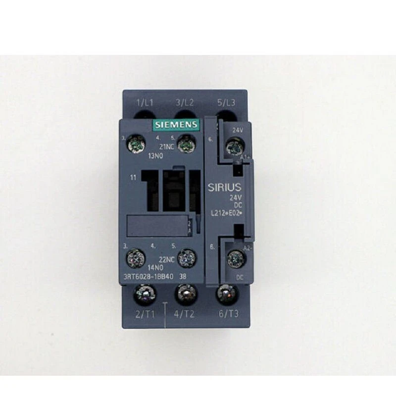 Новый Sie-Mens-3rt6028-1bb40 контактор-DC 24VAC-3-18.5kw 400V-Aux Contacts-1no + 1nc 3-полюсный Size-S0 винт-терминал хорошая цена