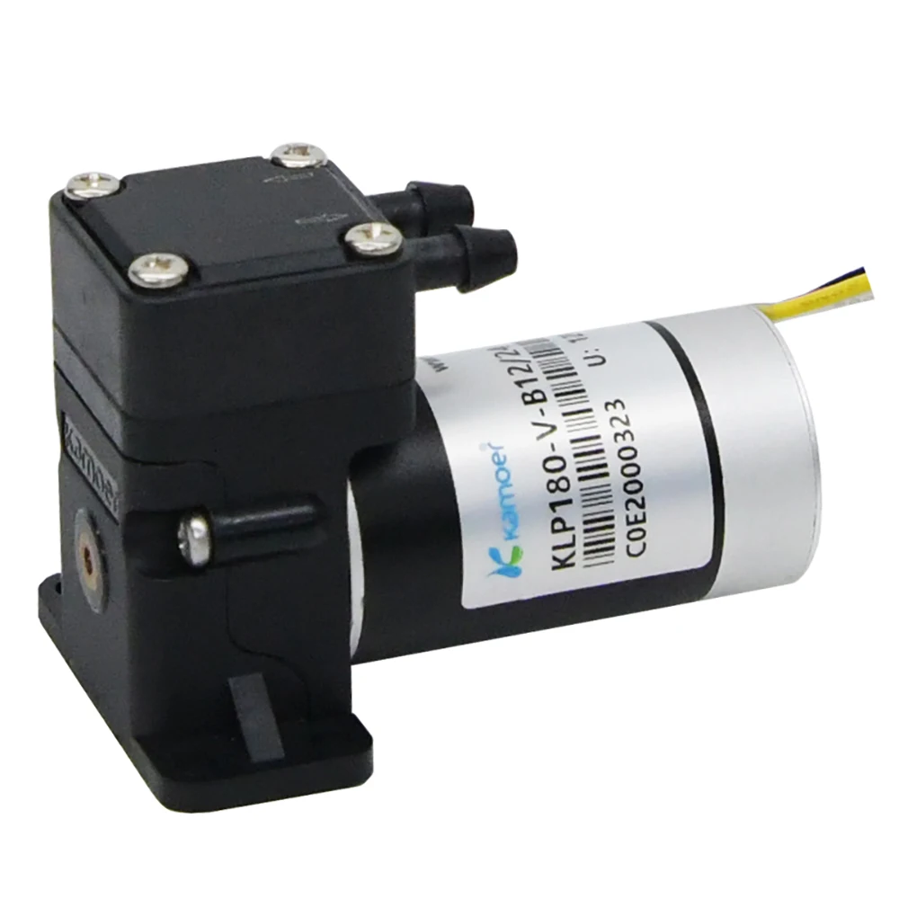 Kamoer KLP180 12V 24V DC Low Noise  Mini Electric Diaphragm Water Liquid fluid transfer membrane pump
