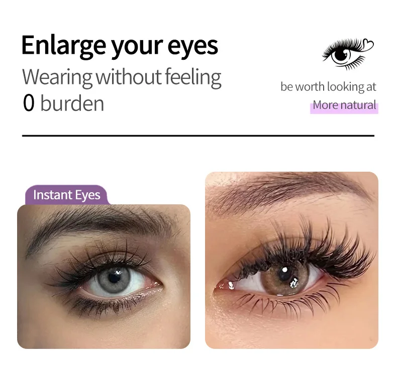 Custom Private Label Quantum Magnetic Eyelashes Reuse Magnetic Eyelashes False Eyelash Sets with Applicator