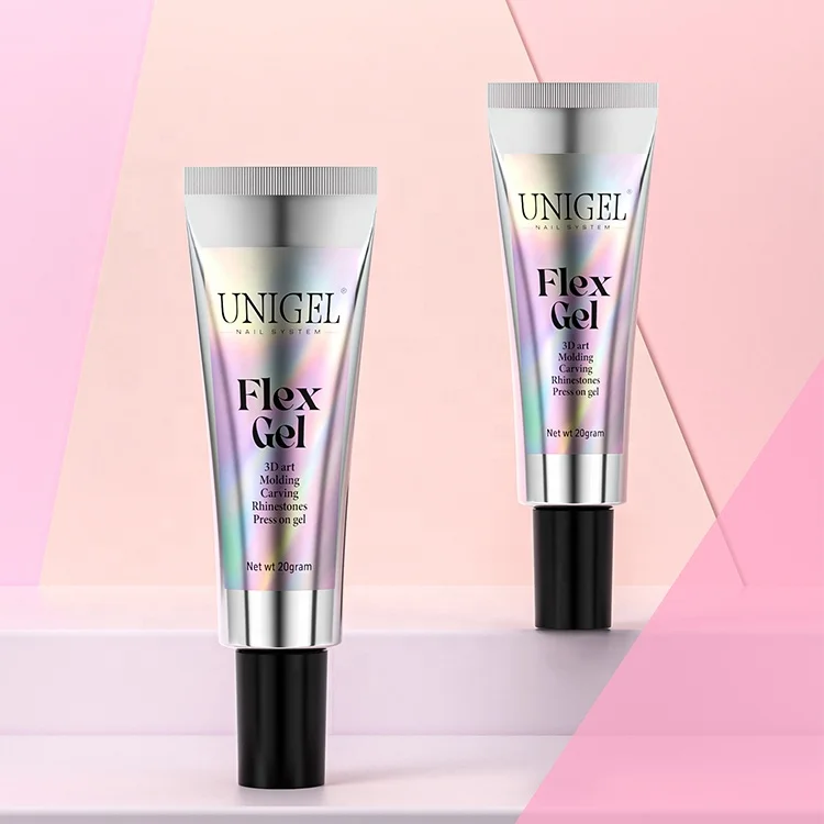 Unigel Upgraded Original Design Factory Price Nail Salon Private Label Nail Tips Flex Gel for Nails Salon