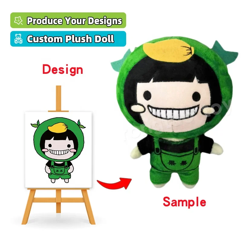 OEM Custom Made Plushie Stuffed Soft Animal Doll Plush Toys for Promotional Gifts