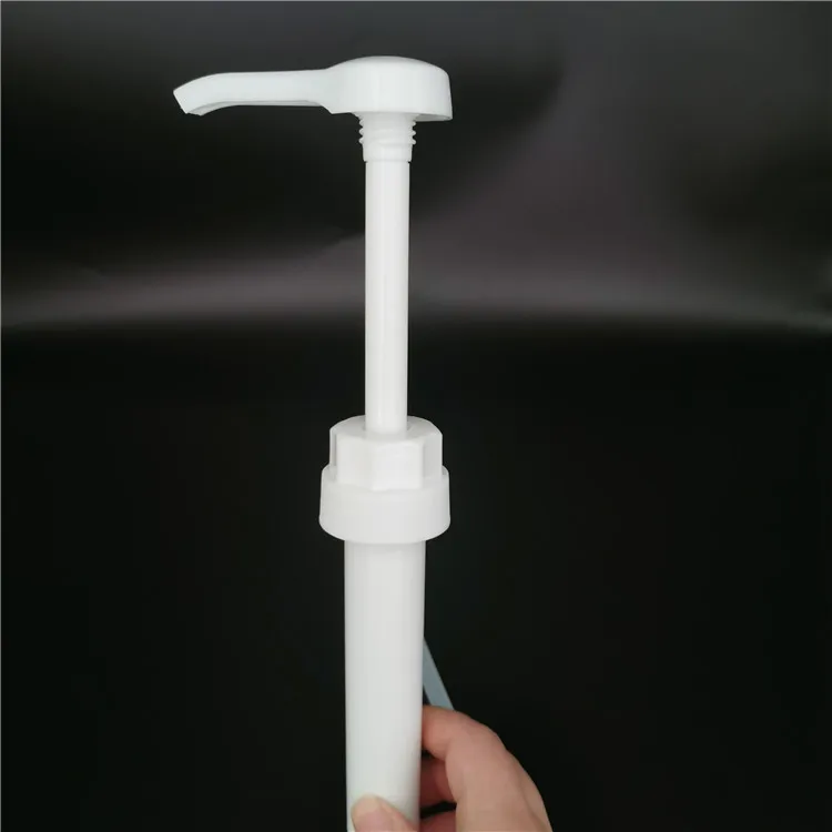 
wholesale PP plastic 25ml 30ml dosage big plastic 38mm neck size drum pump liquid dispenser 