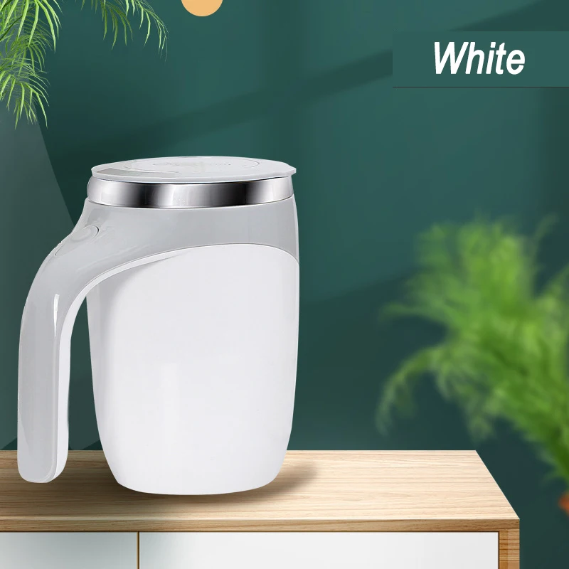 2024 Portable Smart Stainless Steel Automatic Electric Mixer Mixing Cup Coffee Milk Magnetic Rotation Coffee Self Stirring Mug