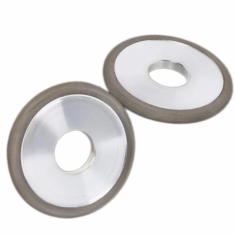Customizable 1F1 40mm*4mm*8mm*8mm Arc Resin Bond CBN Diamond Grinding Wheel for Sharpening Carbide Tools