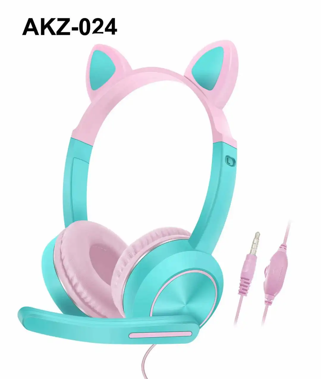 Headset Cat Ear OEM Gaming BT Best Gamer PC Waterproof Cool RGB Pink Wired Cute Headphones