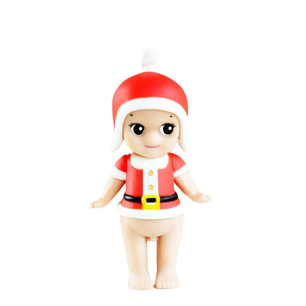 Customized PVC Cartoon Blind Box Toy Cute Baby Mini Toy For Christmas Decoration